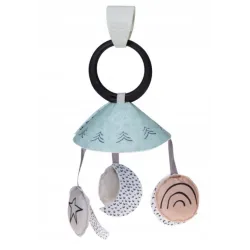 Tiny Love MATA EDUKACYJNA z pałakami Zabawa gimnastyka Decor biało-czarny