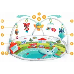 TINY LOVE GIMNASTYKA MATA EDUKACYJNA Z PAŁĄKAMI - ZABAWA NA ŁĄCE