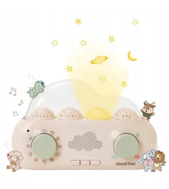 CloudBox Muzyczny Projektor z bajkami Wielofunkcyjny Wersja polsk-angielska