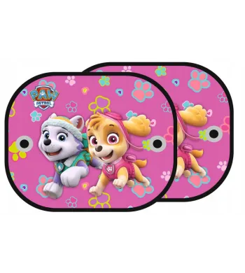 ZASŁONKI OSŁONKI PRZECIWSŁONECZNE PSI PATROL SKYE 2SZT Różowe