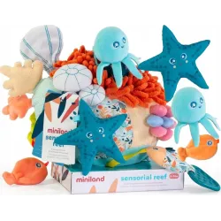 MINILAND Zabawka sensoryczna Rafa Grzechotka