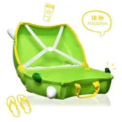 Trunki jeżdżąca walizeczka dziecięca, jeździk walizka dinozaur dudley Trunki jeżdżąca walizeczka dziecięca, jeździk walizka dinozaur dudley