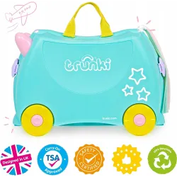 TRUNKI Jeżdżąca Walizka dziecięca Jednorożec Una na kółkach TRUNKI Jeżdżąca Walizka dziecięca Jednorożec Una na kółkach