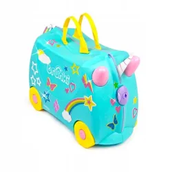 TRUNKI Jeżdżąca Walizka dziecięca Jednorożec Una na kółkach TRUNKI Jeżdżąca Walizka dziecięca Jednorożec Una na kółkach