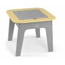 Milly Mally Zestaw mebli Olaf Blocks - Stolik i dwa krzesełka Dark Grey