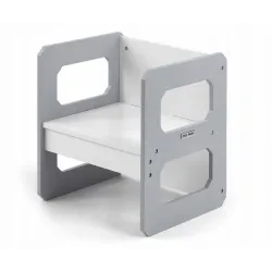 Zestaw mebli dla dziecka stolik krzesełko Stella 3w1 Milly Mally Grey