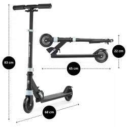 HyperMotion dwukołowa hulajnoga 40kg  Wally SC BLUE