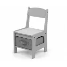 MILLY MALLY 5489 Zestaw mebli- Stolik i dwa krzesełka Sven Grey