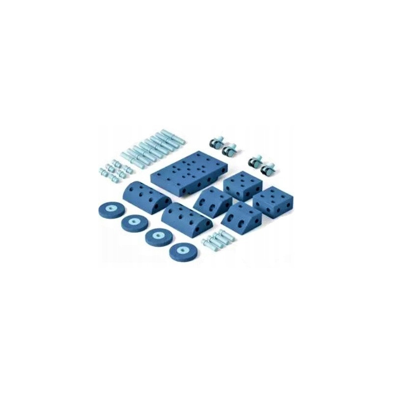 MODU Dreamer set 12w1 Kreatywne klocki dla dzieci modułowe Niebieskie