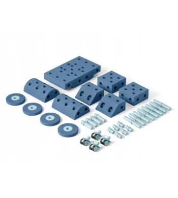 MODU Dreamer set 12w1 Kreatywne klocki dla dzieci modułowe Niebieskie