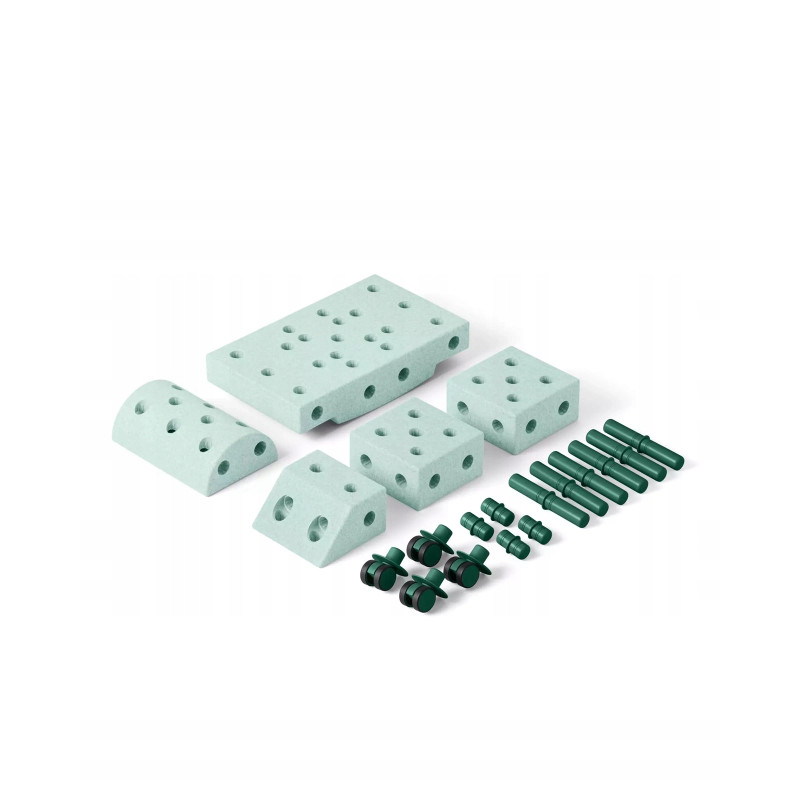 Zestaw klocków kreatywnych Modu Explorer set 8w1 miętowy