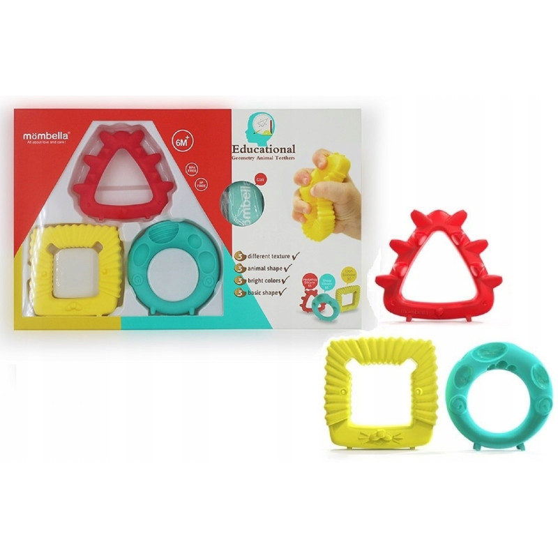 Mombella Gryzaki Geometryczne Zwierzątka