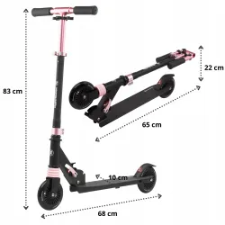 HyperMotion dwukołowa hulajnoga 40kg  Wally SC  PINK
