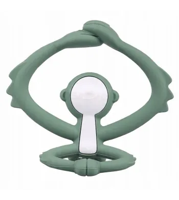 Gryzak ortodontyczny Mombella Małpka  light green