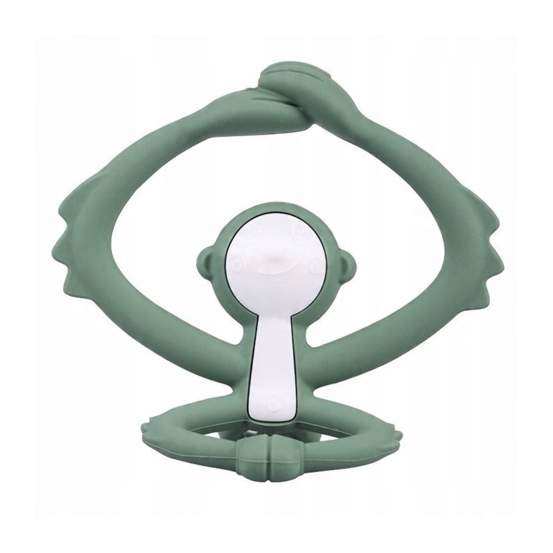 Gryzak ortodontyczny Mombella Małpka  light green