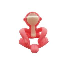 Gryzak ortodontyczny Mombella Małpka  pink