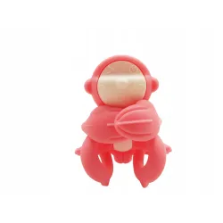 Gryzak ortodontyczny Mombella Małpka  pink