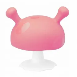 Mombella GRYZAK SILIKONOWY grzybek MUSH ORTODONTYCZNY pink