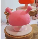 Mombella GRYZAK SILIKONOWY grzybek MUSH ORTODONTYCZNY pink