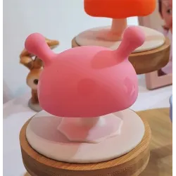 Mombella GRYZAK SILIKONOWY grzybek MUSH ORTODONTYCZNY pink