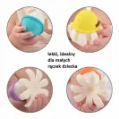 MOMBELLA Silikonowy Gryzak zabawka Ośmiornica curry