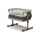 Łóżeczko dostawne LIONELO Leonie Grey Stone z materacem i torbą