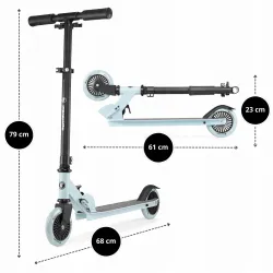 HyperMotion Hulajnoga dwukołowa dla dzieci 3-8 lat WILLY SC BLUE HyperMotion Hulajnoga dwukołowa dla dzieci 3-8 lat WILLY SC BLUE